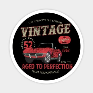 50th Birthday Gift for Men Vintage 1974 Aged to Perfection Vintage Truck - 50th Birthday Magnet